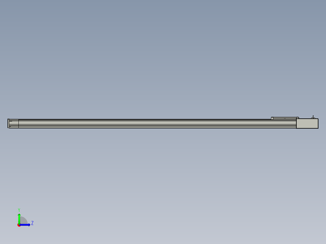 欧规系列-LB8-L75-S2300-BR-ZP75-C3左视图