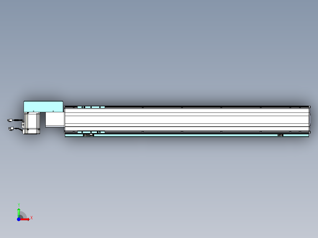 威洛博VBF同步带传动一般环境VBF14-L45-S950-BR-ZP75-C3前视图