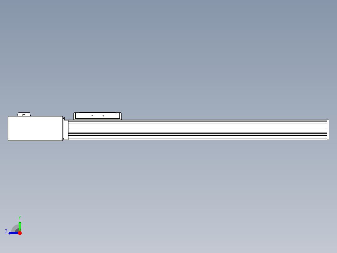 同步带全封闭直线模组TPA-HCB-105D-90-L500-MR-C-P20-N3右视图