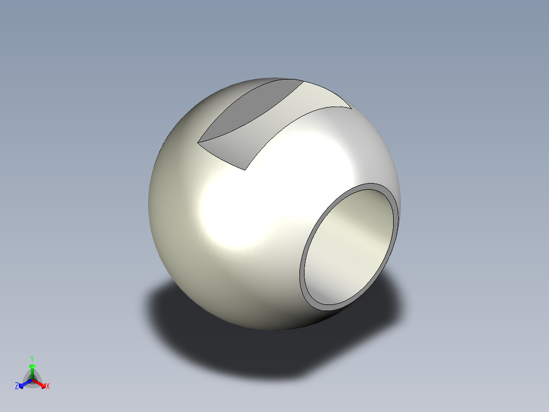 管道手动球阀-水管开关阀-手动阀门395_03_E_1_ball主视图