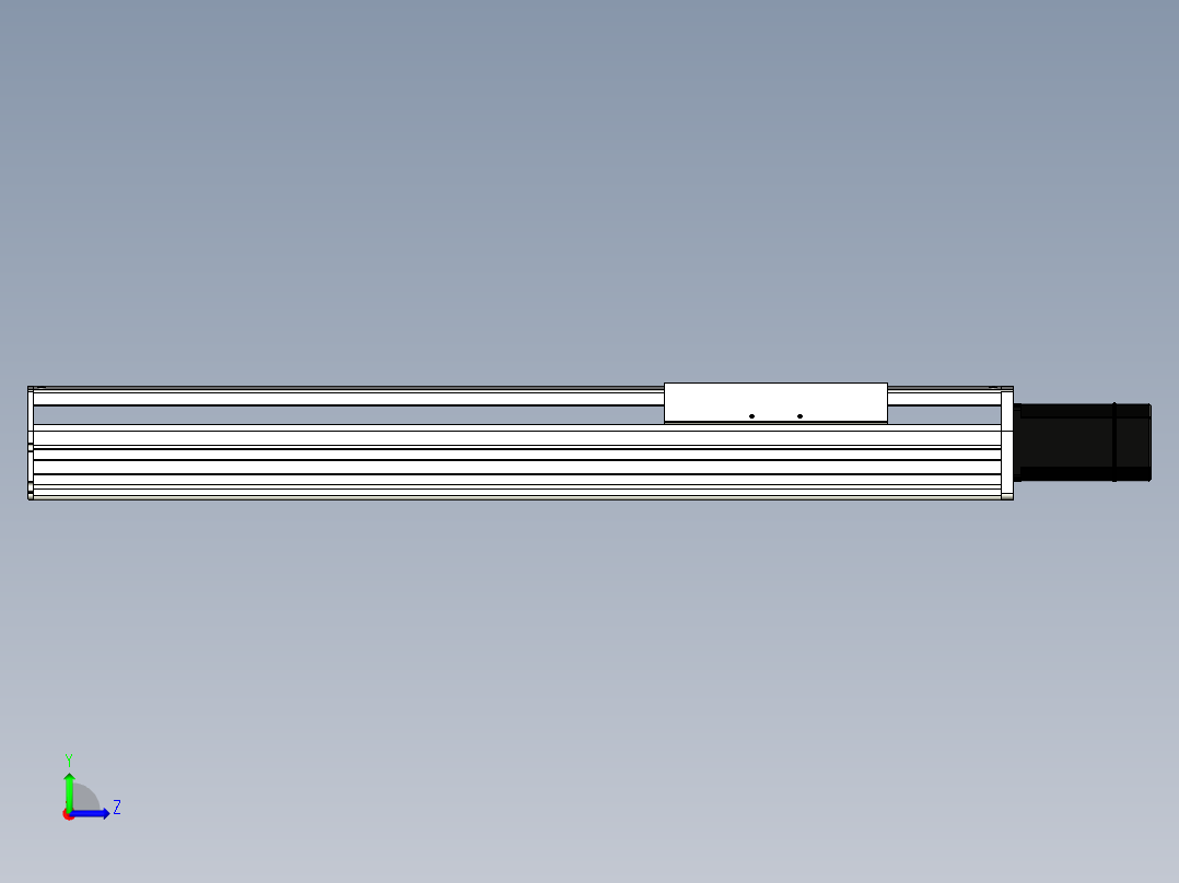 Toyo东佑达直线模组-ETH22-600-BC-750W左视图