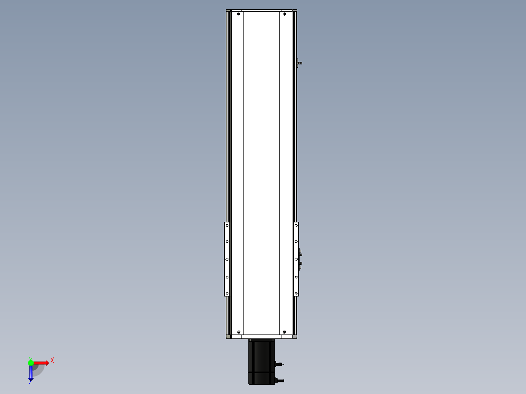 Toyo东佑达直线模组-ETH22-600-BC-750W俯视图