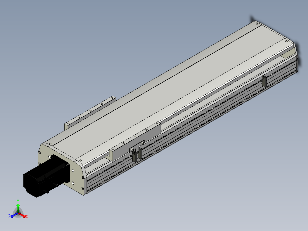 Toyo东佑达直线模组-ETH22-600-BC-750W正等轴测图
