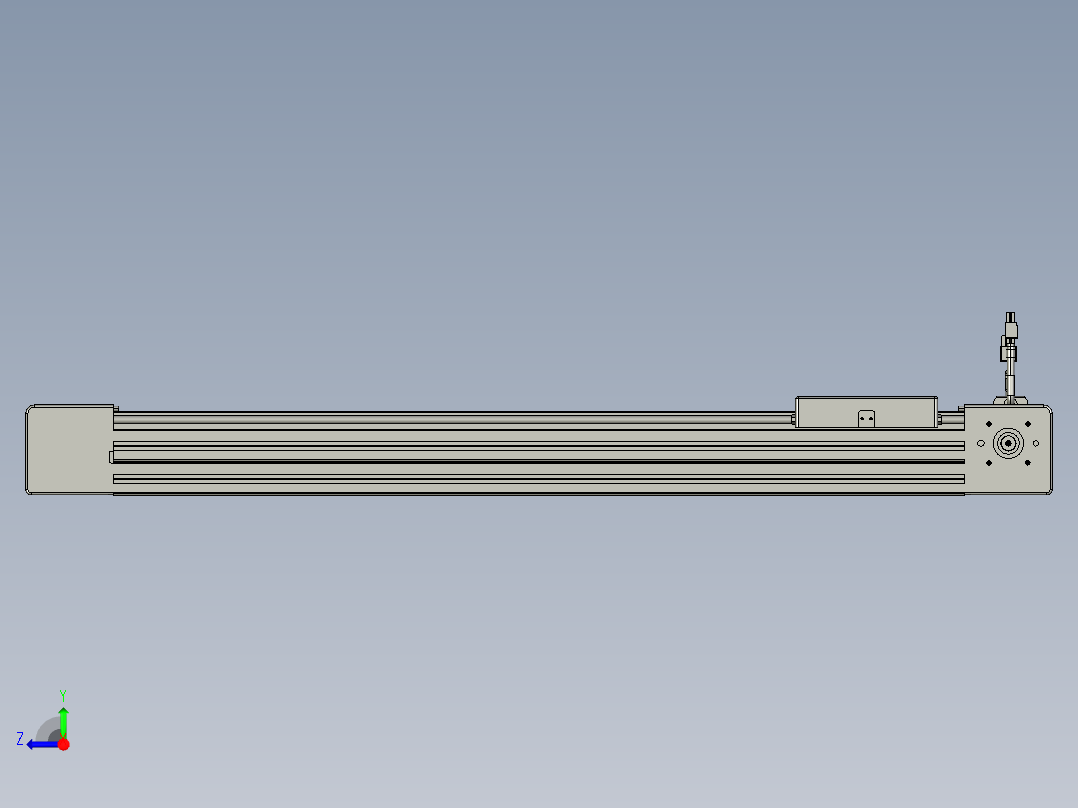 威洛博直线电机模组EB6-L140-S600-L-P40-MS3右视图