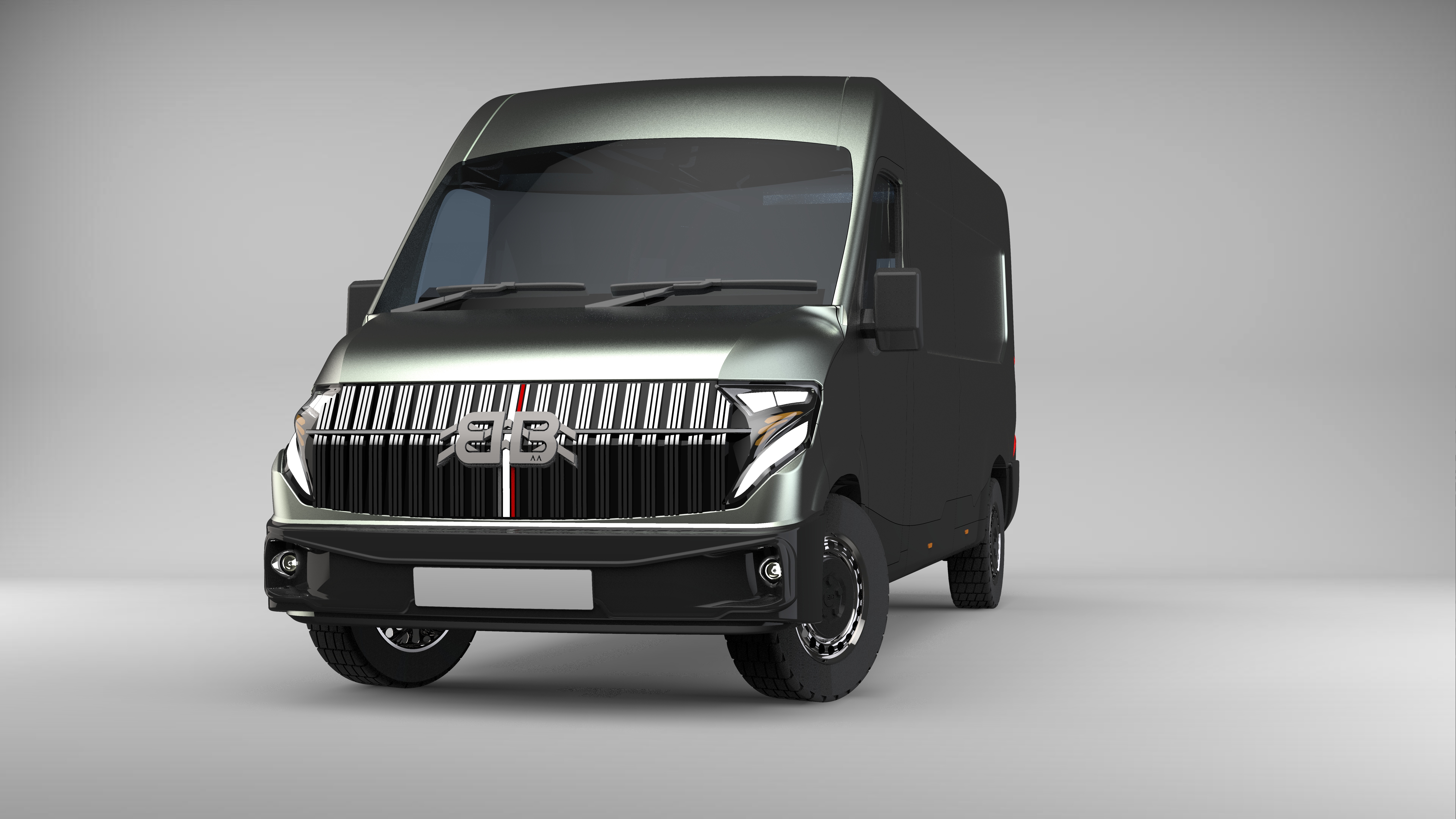 2024商务车面包车外形3D