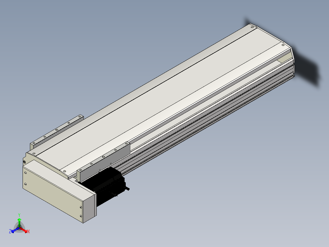 Toyo东佑达直线模组-ETH22-700-BL-750W正等轴测图