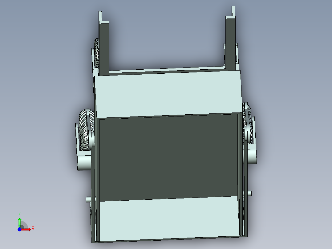 卸料小车前视图