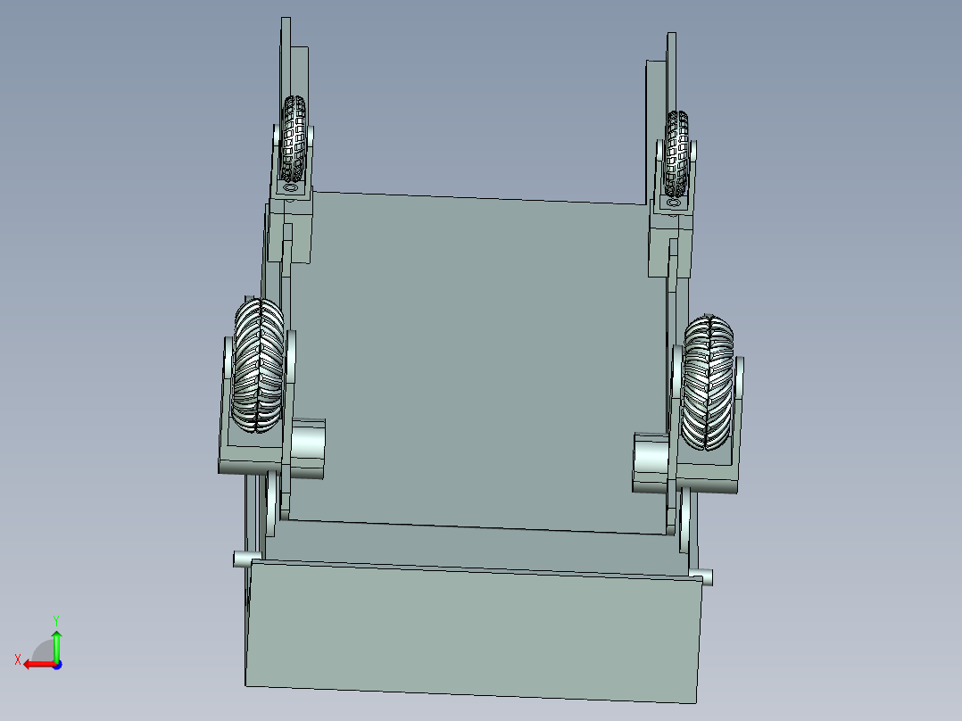 卸料小车后视图