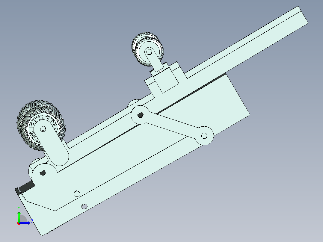 卸料小车左视图