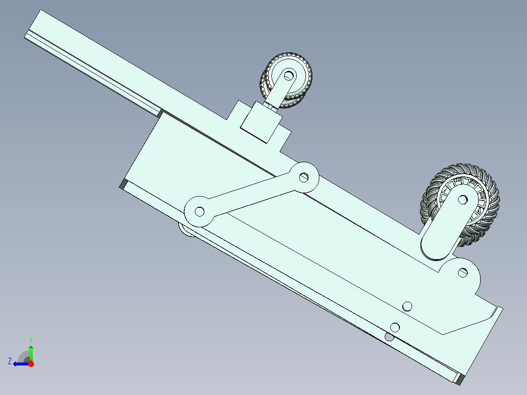 卸料小车右视图