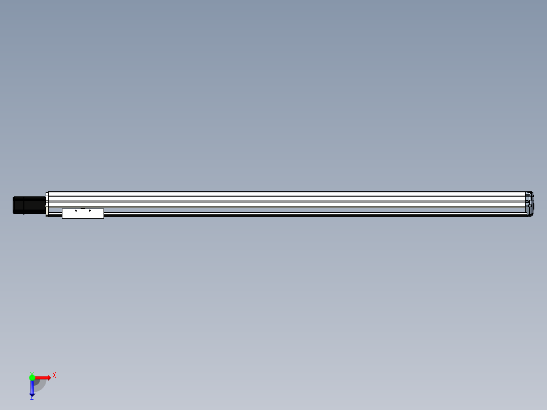 Toyo东佑达直线模组-ETH17-1500-BC-M40俯视图