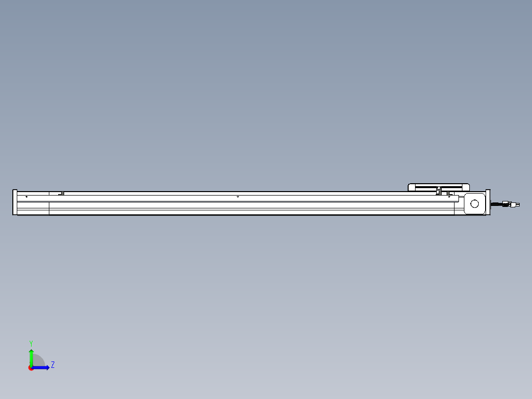 威洛博LB.GB同步带传动--欧规系列LB6A-L130-S1000-BL左视图