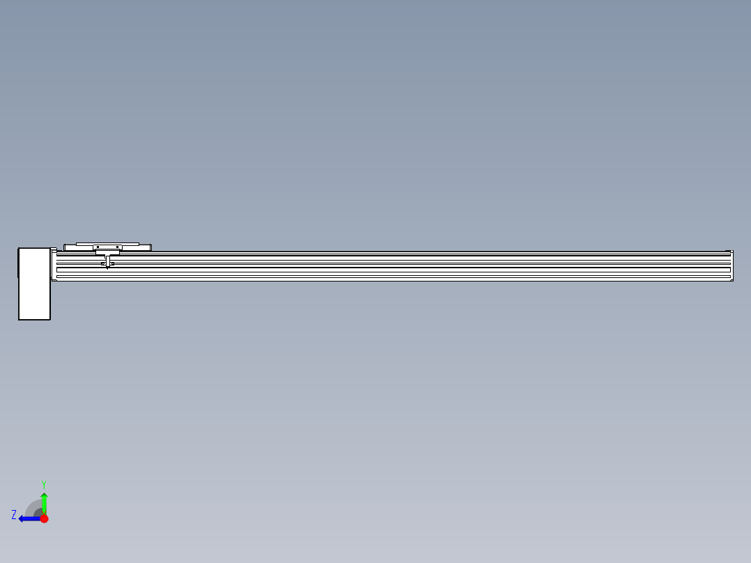 同步带全封闭直线模组TPA-HCB-14D-120-L1150-RP-C-P40-N3右视图