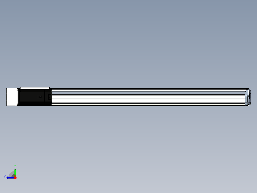 Toyo东佑达直线模组-ETH17-1000-BL-M75B右视图