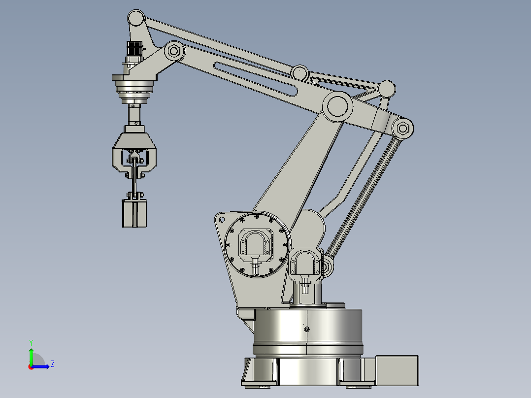 DD209 小型物料搬运机器人左视图