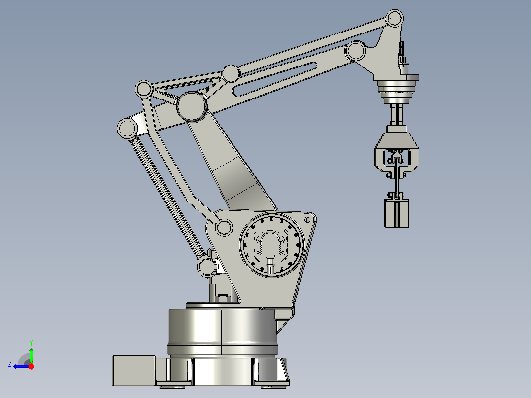 DD209 小型物料搬运机器人右视图