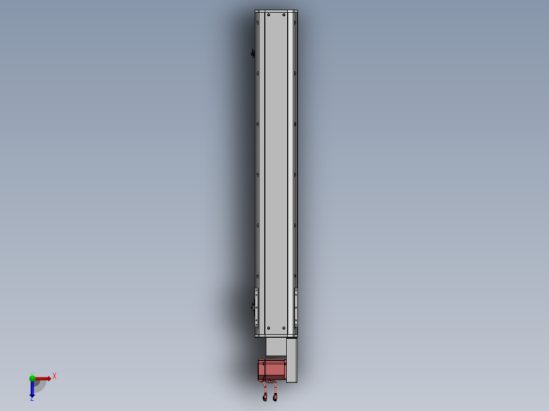 精密模组MT170-L125-1000-R-M75-C4俯视图