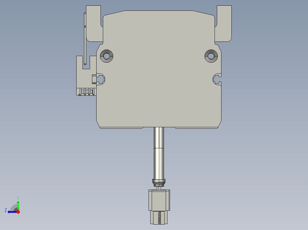 东锦丝杆传动-直线滑台模组DH85-C-L10-S550-BC-P400W-C3右视图