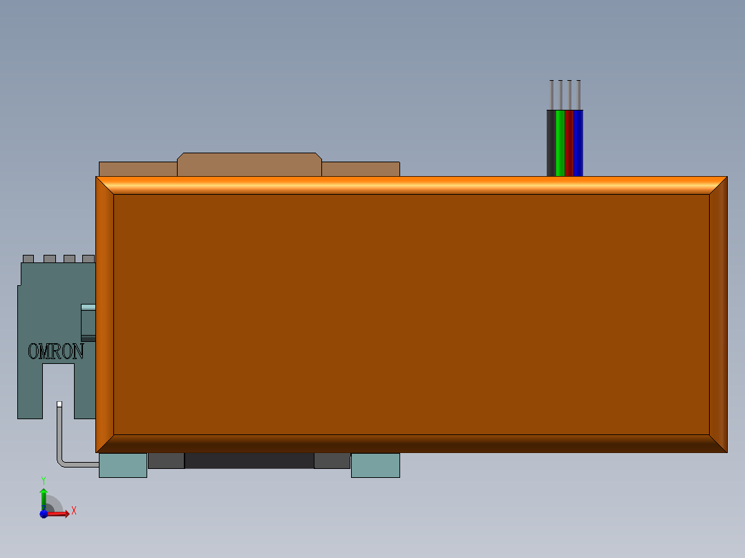 MTH丝杆半封闭模组MTH5M-BR-42前视图