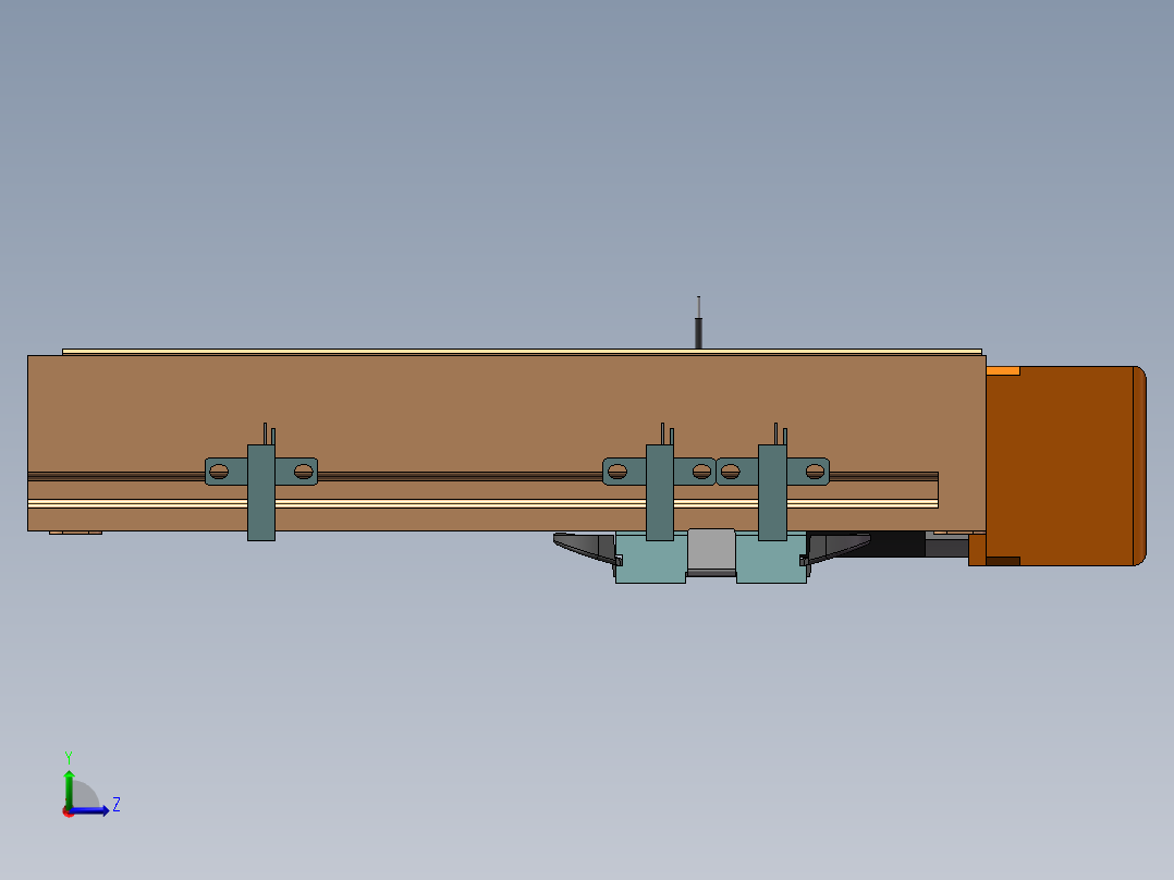 MTH丝杆半封闭模组MTH5M-BR-42左视图