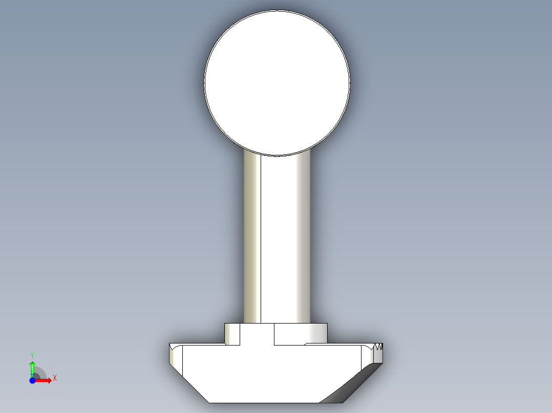 型材-BR 8 SLOT SINGLE BOLT CONNECTOR 3842535617前视图