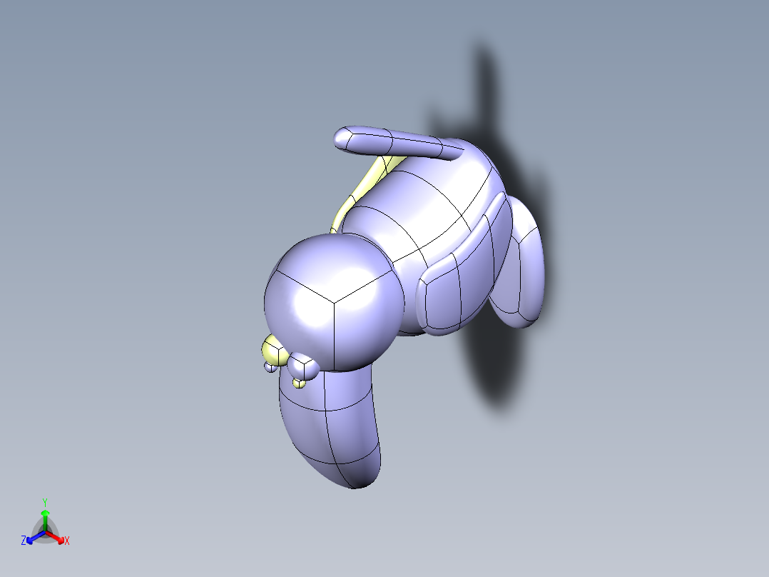 小鸟正等轴测图