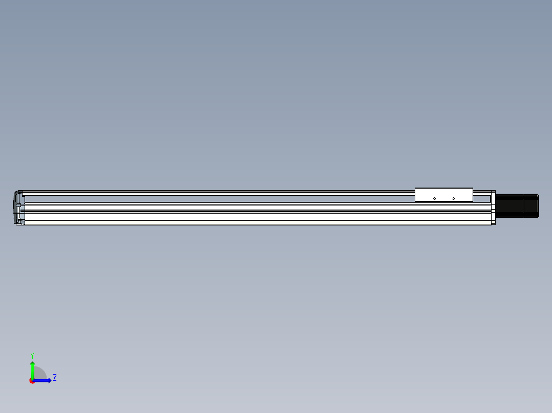 Toyo东佑达直线模组-ETH17-1000-BC-M40-ST左视图