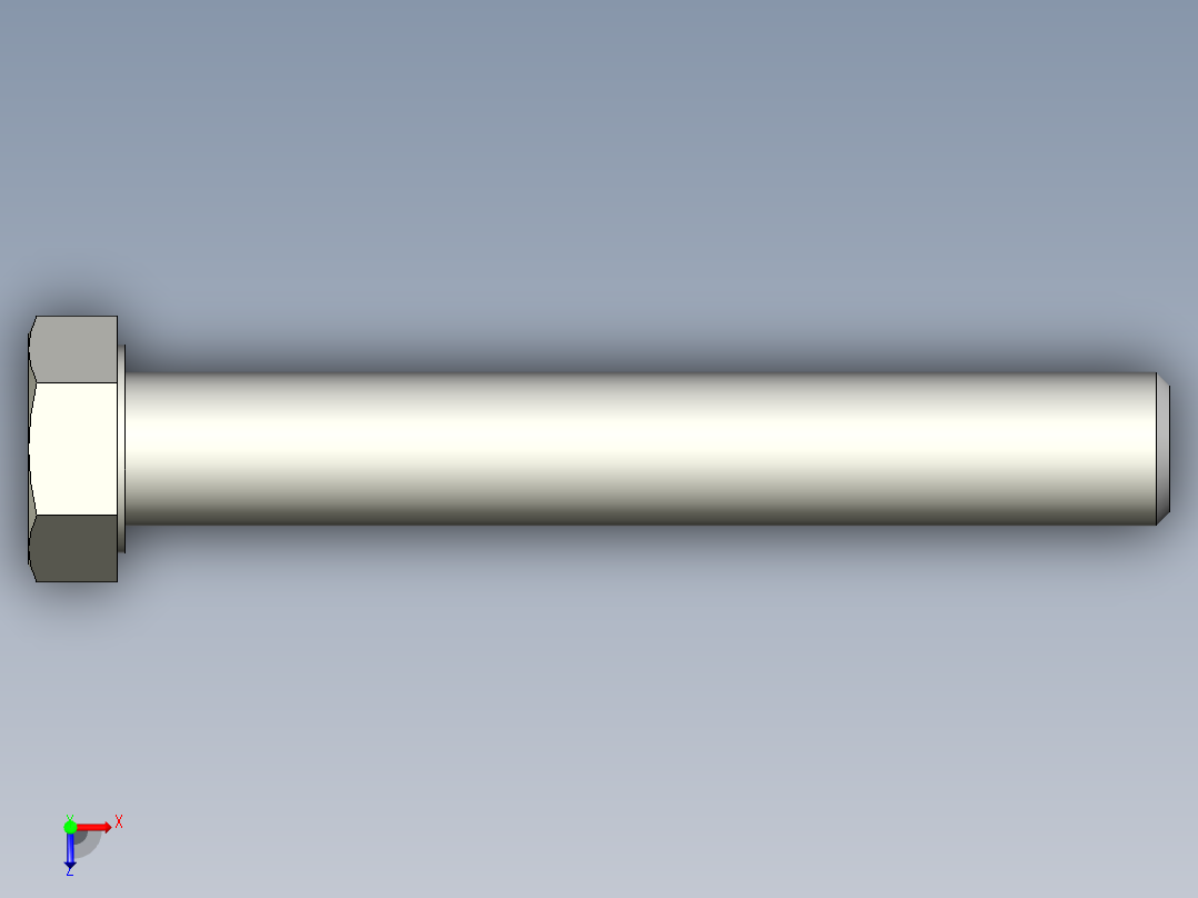 螺钉-DIN_931-M14x2x95_21.stp俯视图