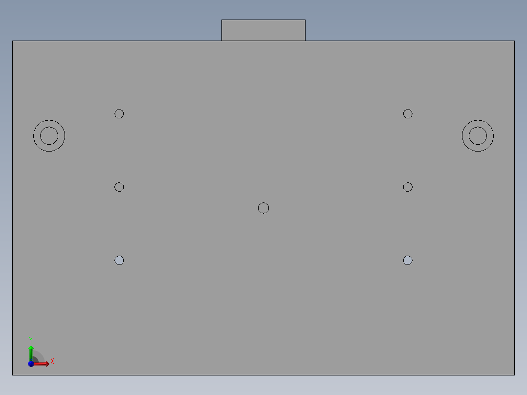 气密测试工装架前视图