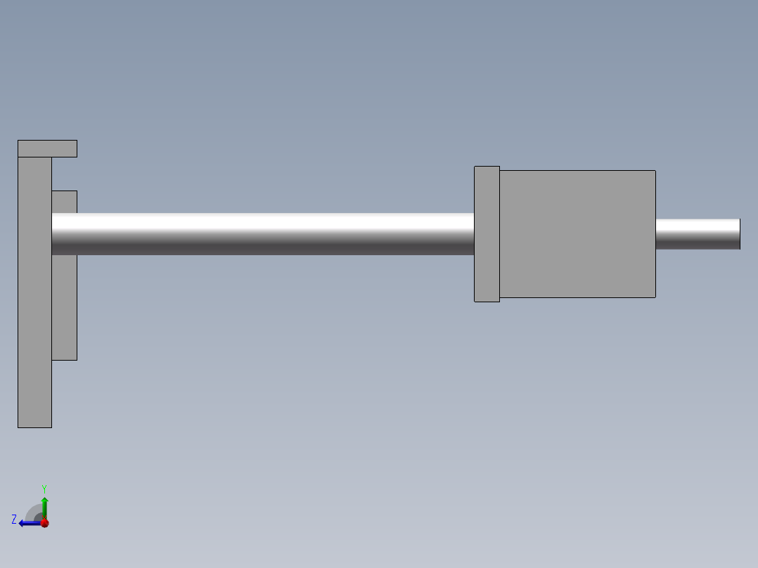 气密测试工装架右视图