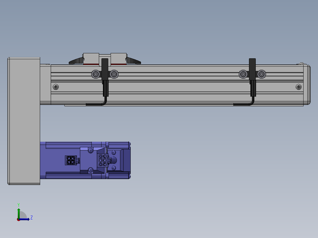 精密模组MY50-T10-150L-BM-P10B-C4-C左视图