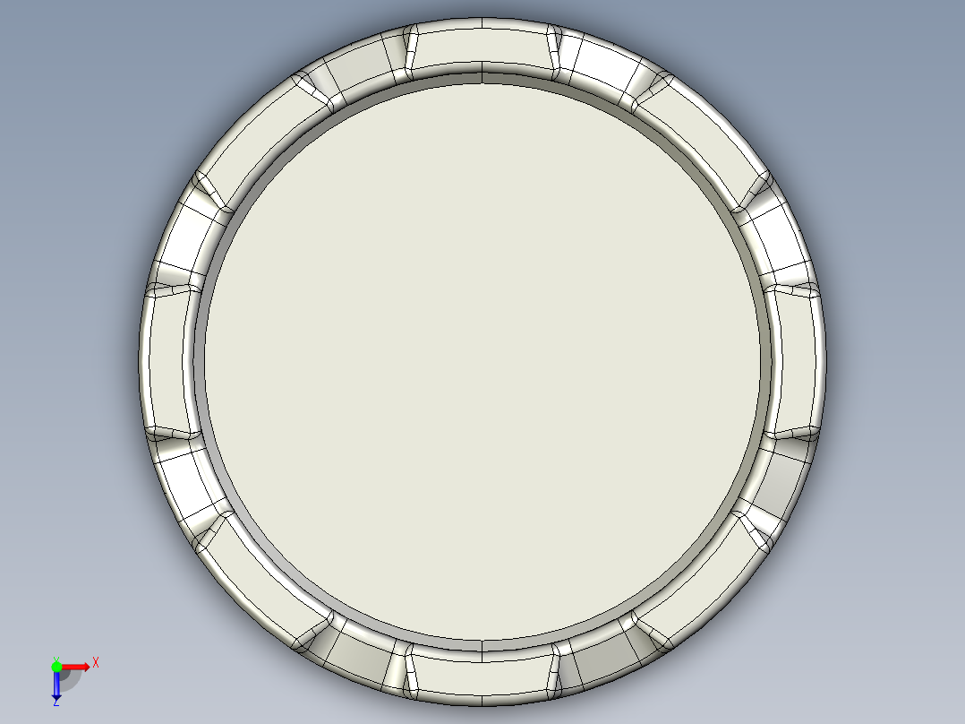 蜂窝笔筒俯视图