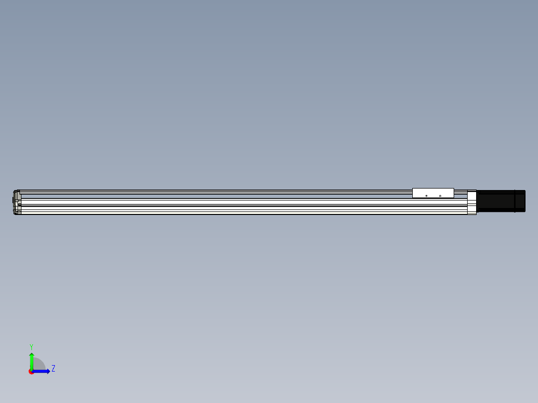 Toyo东佑达直线模组-ETH17-1400-BC-M75B左视图