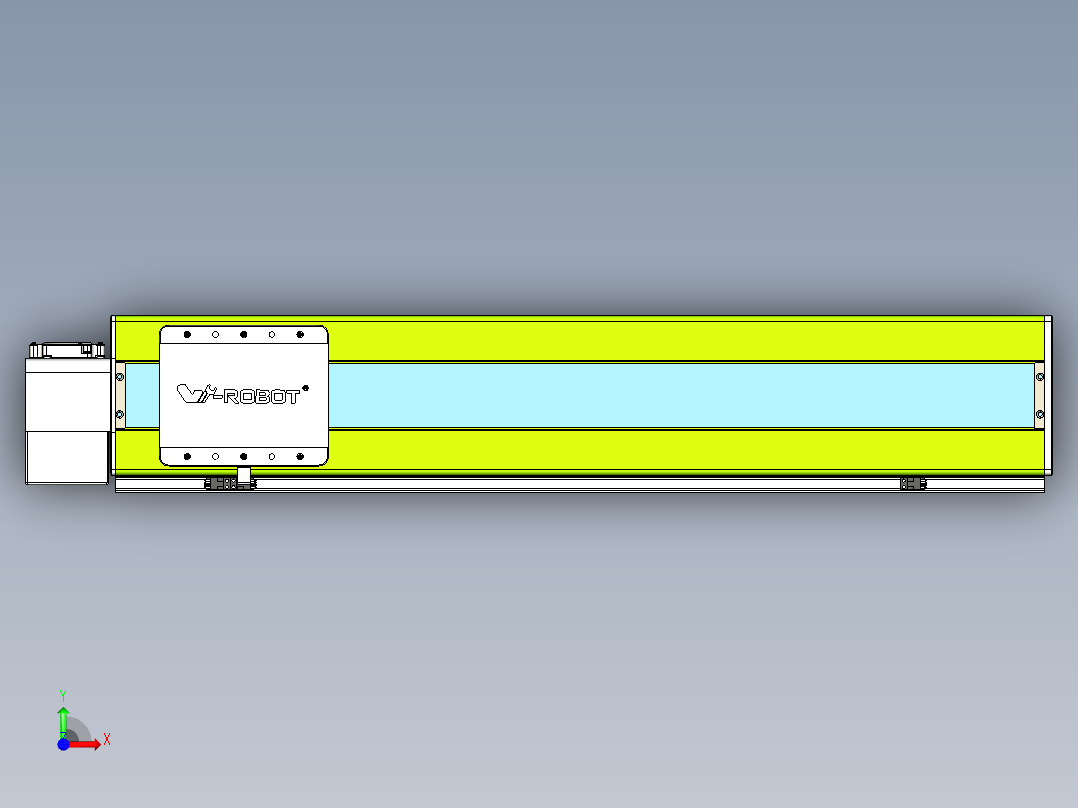 威洛博VBC同步带传动一无尘环境VBC17-L45-S700-BLD-ZP75-C3前视图