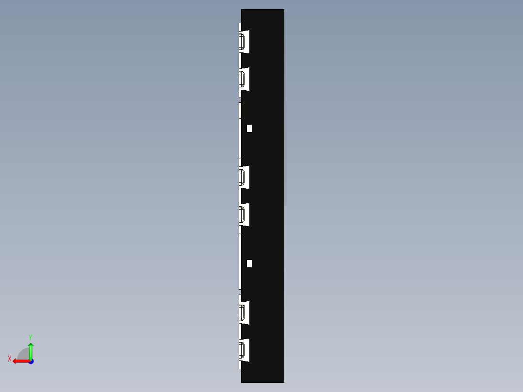 晶体振荡器后视图