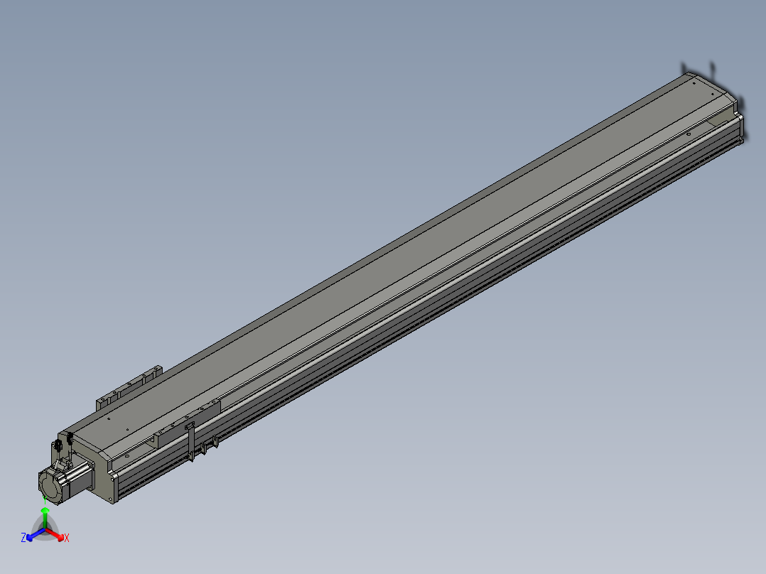 东锦丝杆传动-直线滑台模组DH210-C-L10-S1700-BC-P750W-C3.STEP主视图