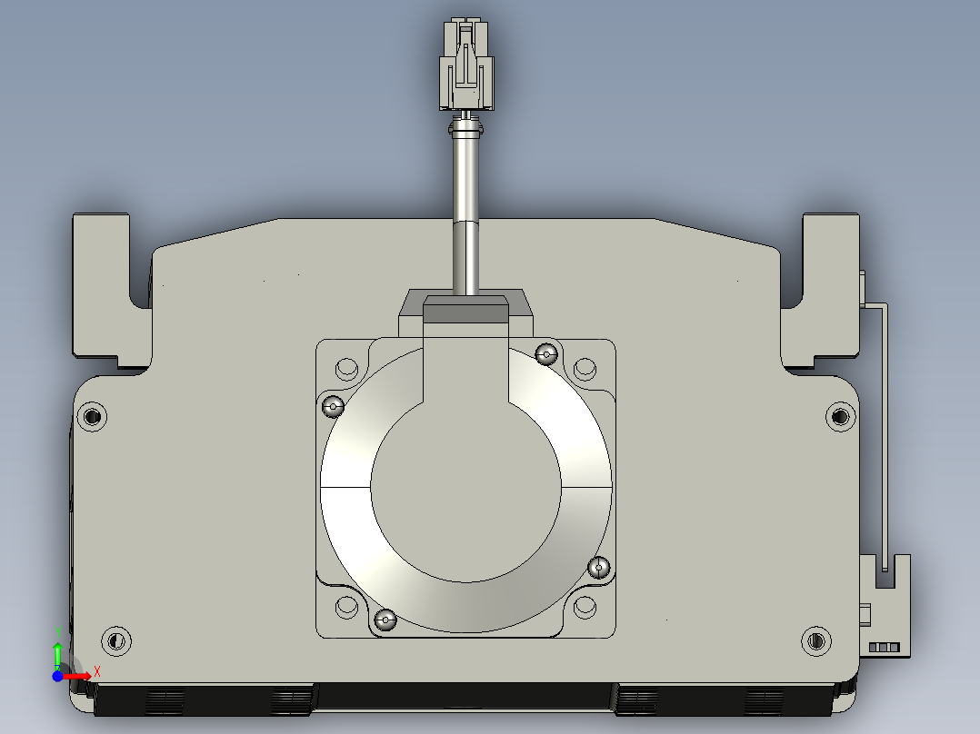 东锦丝杆传动-直线滑台模组DH210-C-L10-S1700-BC-P750W-C3.STEP前视图