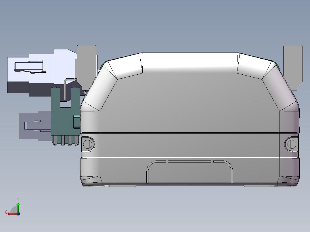 MTH丝杆半封闭模组MTH10-M-100WB后视图