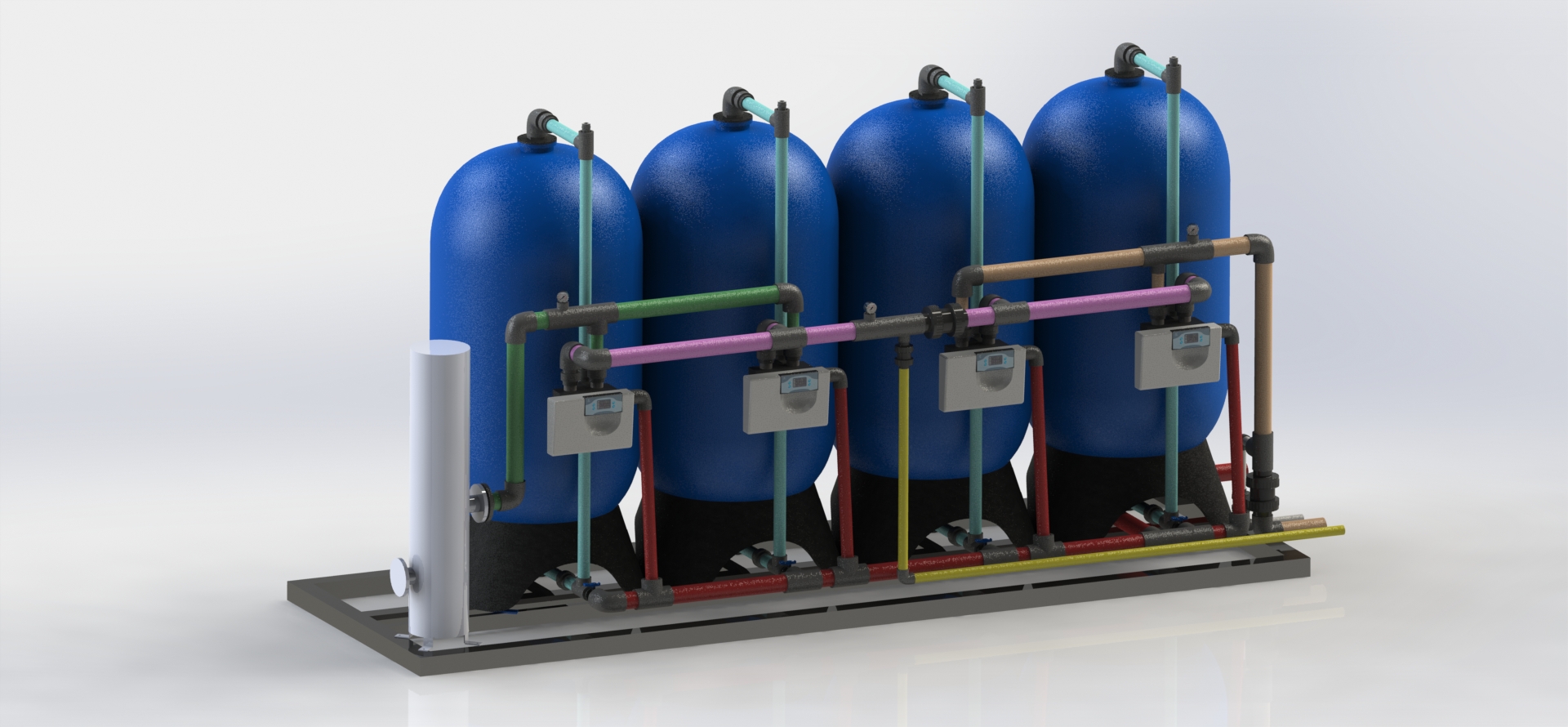 砂滤器和活性炭