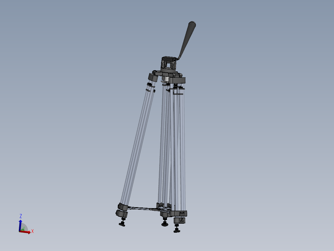 专业三脚架拍摄主视图