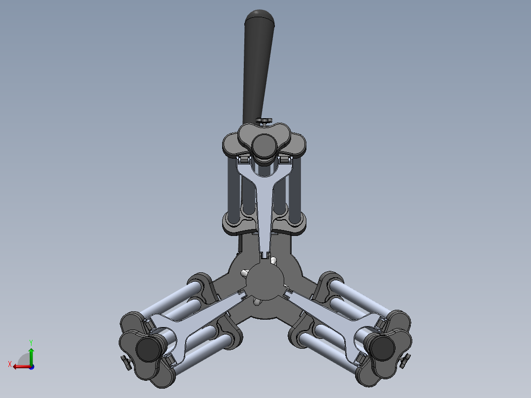 专业三脚架拍摄后视图