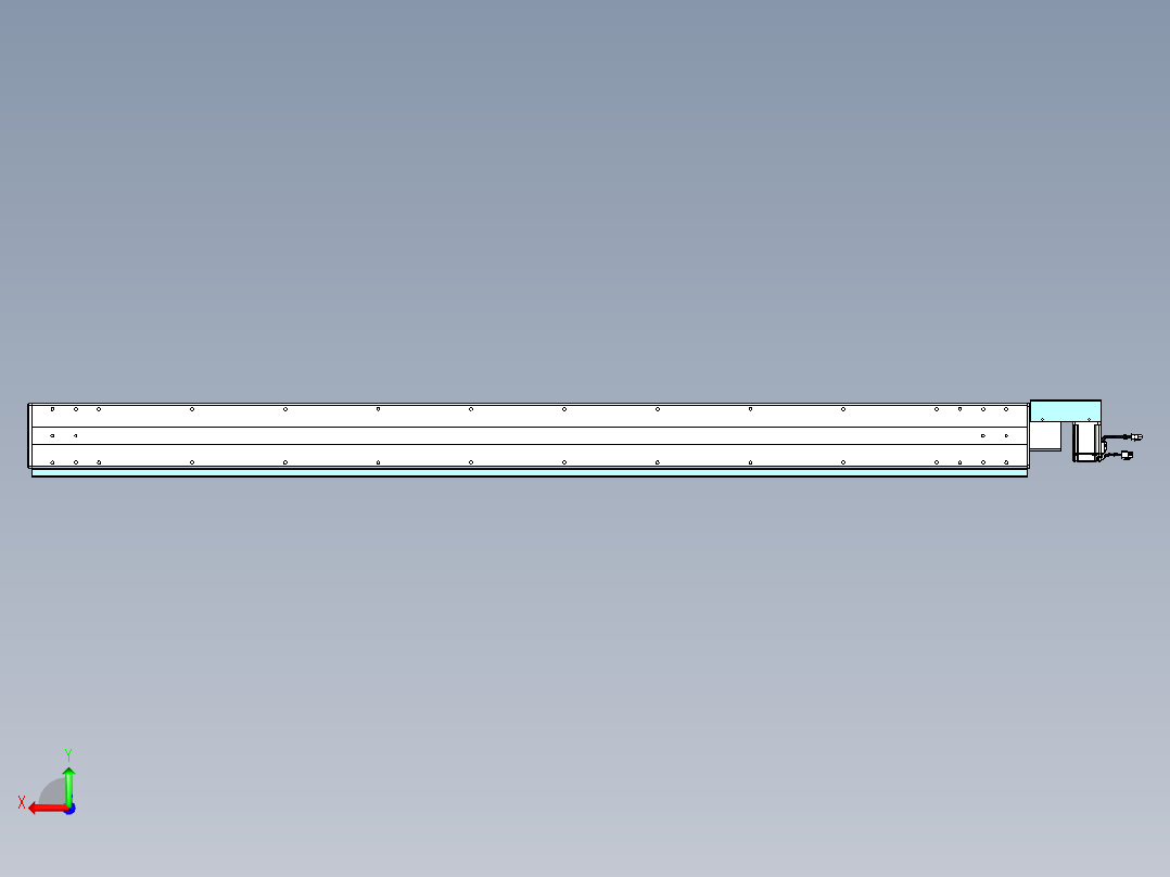 威洛博VBC同步带传动一无尘环境VBC14-L45-S1850-BR-ZP40-C3后视图