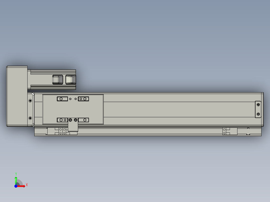 VF丝杆传动-一般环境VT6-L10-C-S280-BR-P10-D4前视图