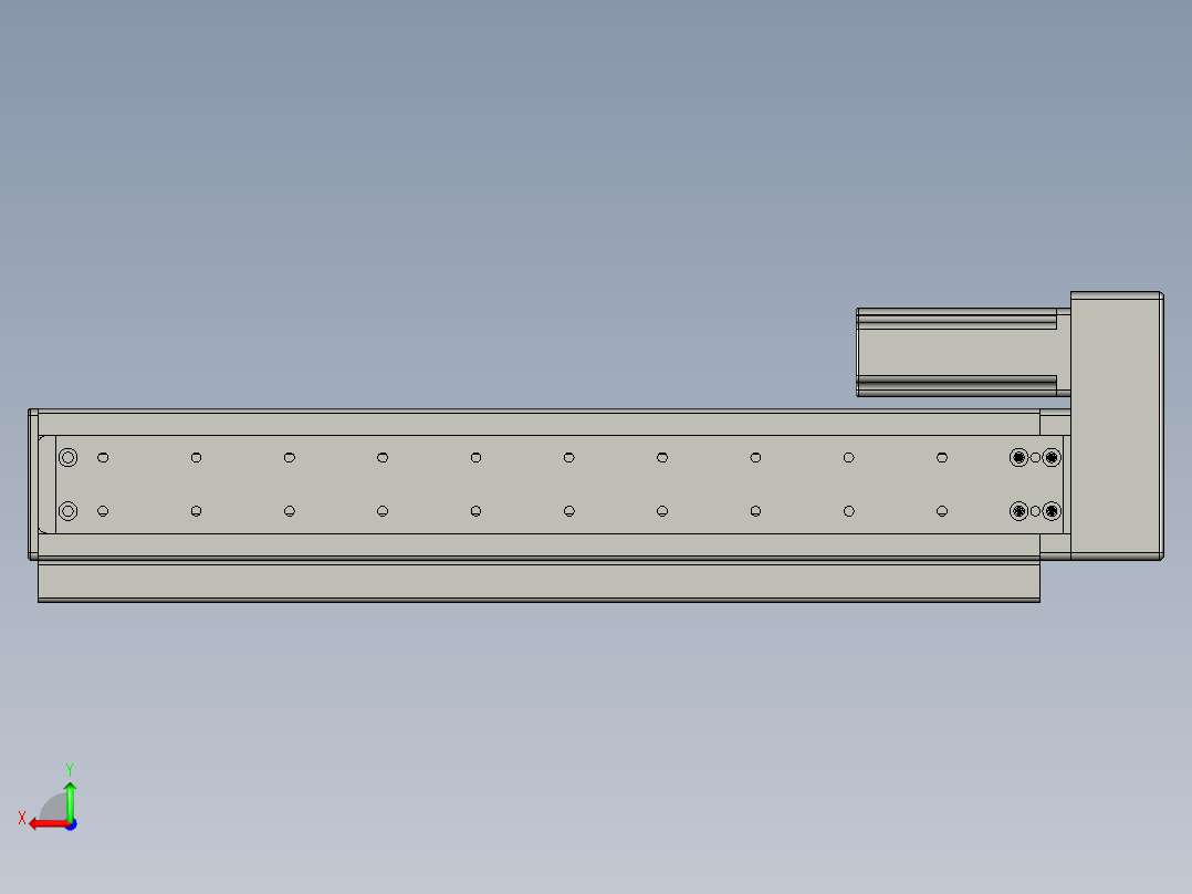 VF丝杆传动-一般环境VT6-L10-C-S280-BR-P10-D4后视图