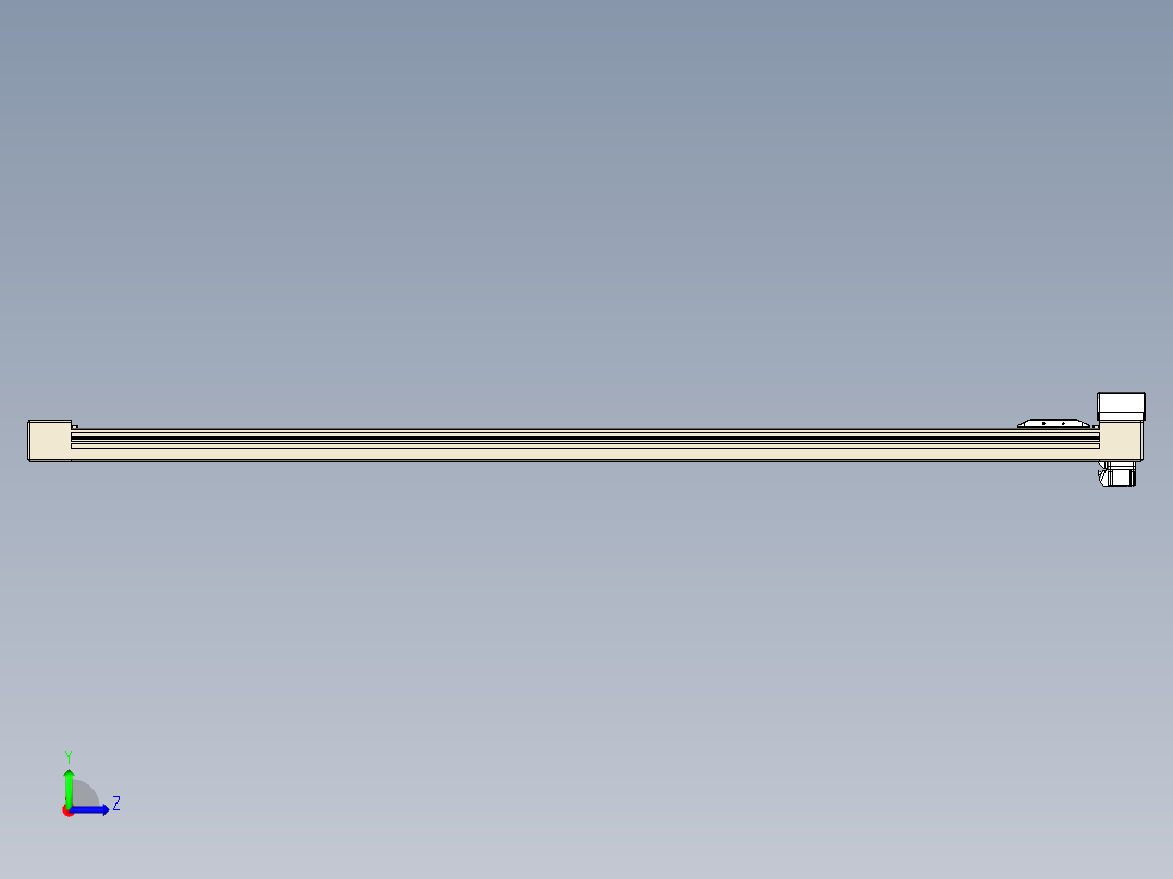 同步带全封闭直线模组TPA-HCB-65S-90-L1300-MR-Y-P10-N3左视图