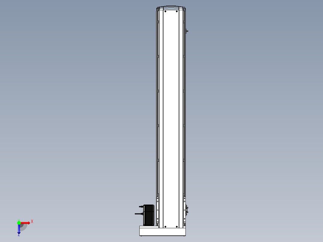 Toyo东佑达直线模组-ETH17-1050-BR-M40俯视图