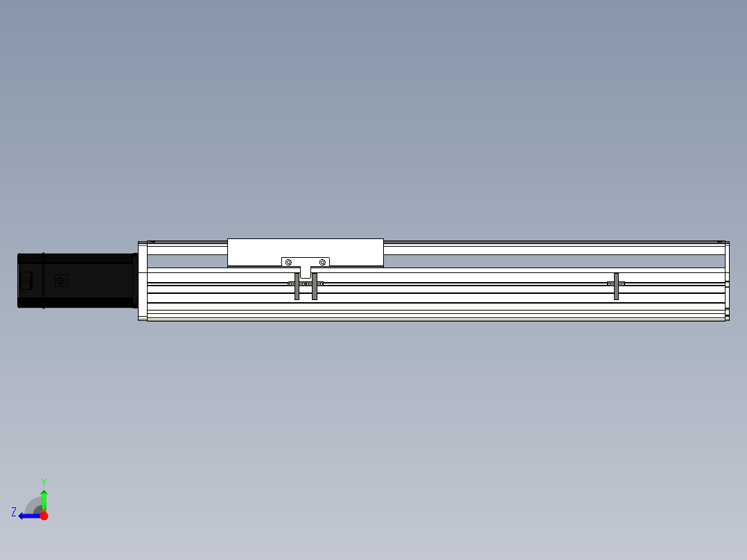 Toyo东佑达直线模组-ETH22-450-BC-750W+煞車右视图