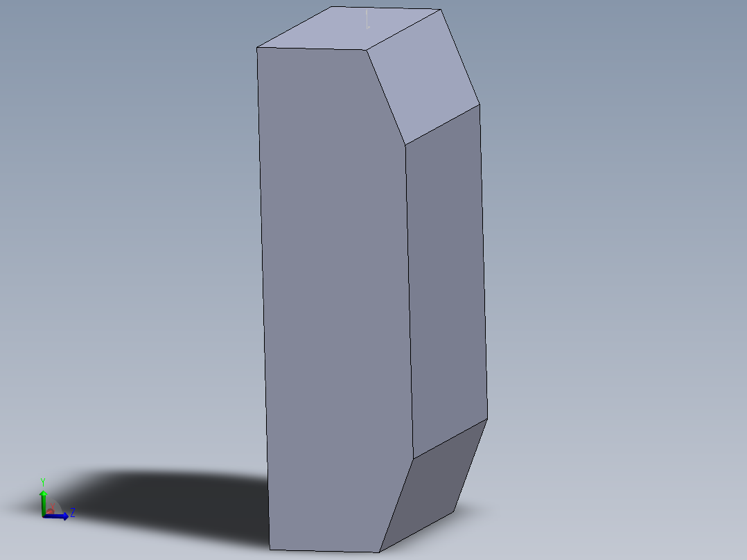 S24 限位撞头主视图