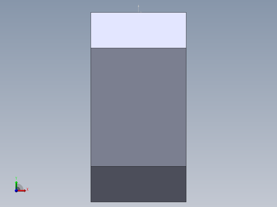 S24 限位撞头前视图