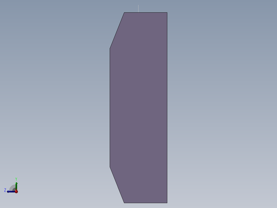 S24 限位撞头右视图